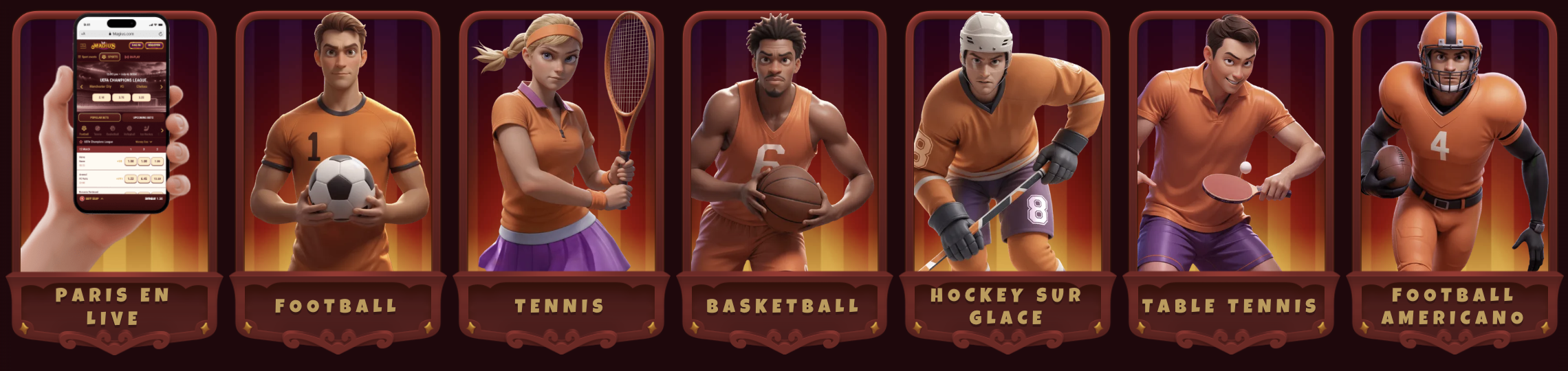 Paris Sportifs Magius Casino